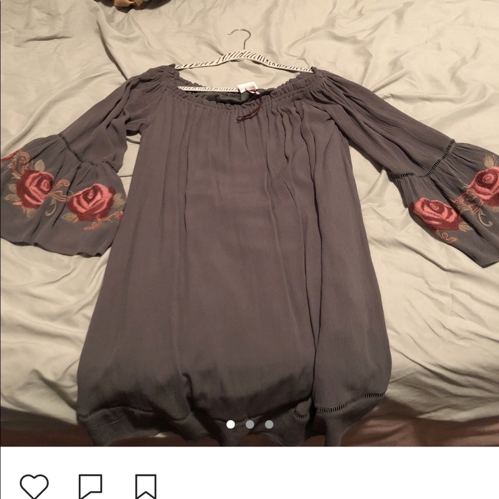 Knox - Rose : Olive Green Bell Sleeve Dress